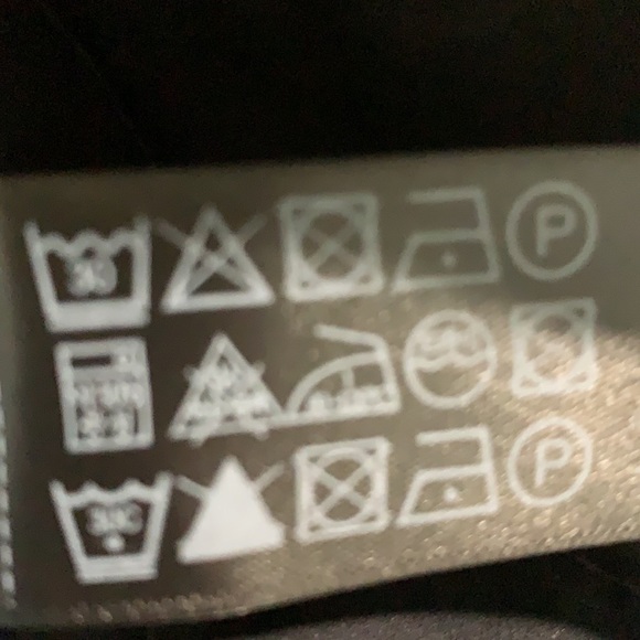 NWT Massimo Dutti Black Poplin Midi Dress Size L. - Picture 10 of 10